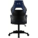 Кресло игровое AEROCOOL AС40C AIR, на колесиках, полиуретан, черный/синий [aс40c  black blue], фото 1