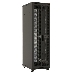 Шкаф настенный Hyperline TTB-4781-DD-RAL9004 19-дюймовый, 47U, 2277x 800х 1000 мм (ВхШхГ), передняя и задняя распашные перфорированные двери (75%), ручка с замком, крыша нового типа, цвет черный, фото 5