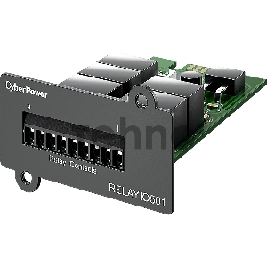 Релейная карта управления CyberPower RELAYIO501/ Dry contact relay card for OL, OLS, PR, OR series UPSs, 0.54x0.36x0.76m., 0.052kg.