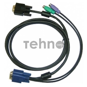 Переключатель D-Link DKVM-IPCB/10 Упаковка 10 кабелей KVM для устройств DKVM-IP1/IP8, длина 1.8м