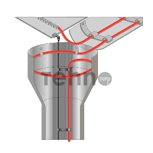 Греющий саморегулирующийся  кабель POWER Line 30SRL-2CR 15M (15м/450Вт) REXANT