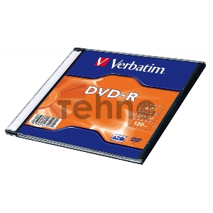 Диск DVD-R Verbatim 16-x, 4.7 Gb, (уп 20 шт) (43547)