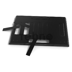 Шкаф настенный Hyperline TTB-4781-DD-RAL9004 19-дюймовый, 47U, 2277x 800х 1000 мм (ВхШхГ), передняя и задняя распашные перфорированные двери (75%), ручка с замком, крыша нового типа, цвет черный