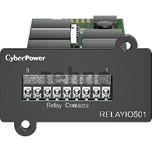 Релейная карта управления CyberPower RELAYIO501/ Dry contact relay card for OL, OLS, PR, OR series UPSs, 0.54x0.36x0.76m., 0.052kg.