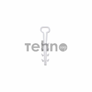 Дюбель-хомут нейлоновый прямоугольный REXANT 5-8 мм, белый, упаковка 100 шт.