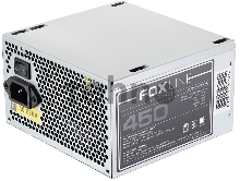 Блок питания 450Вт Power Supply Foxline, 450W, ATX, APFC, 120FAN, CPU 4+4  pin, MB 24pin, 5xSATA, 2xPATA, 1xFDD, 1xPCI-E 6pin, 80+ Блок питания 450Вт Power Supply Foxline, 450W, ATX, APFC, 120FAN, CPU 4+4  pin, MB 24pin, 5xSATA, 2xPATA, 1xFDD, 1xPCI-E 6pin, 80+