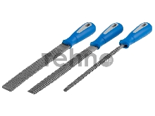 Набор ЗУБР 16657-H3 ПРОФЕССИОНАЛ  Рашпили, плоский, полукруглый, круглый, № 2, 200мм