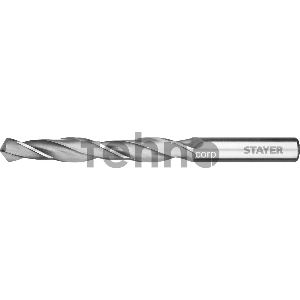 Сверло по металлу STAYER HSS-R, сталь М2/S6-5-2/, DIN 338, d=11,0 мм 29602-11