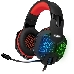 Игровые наушники с микрофоном SVEN AP-U988MV, черный-красный (USB, LED, 7.1), фото 4