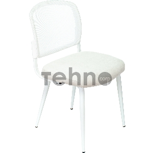 Стул для кухни Бюрократ KF-8W белый металл белый на ножках (KF-8W/WHITE)