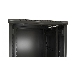Шкаф настенный Hyperline TTB-4781-DD-RAL9004 19-дюймовый, 47U, 2277x 800х 1000 мм (ВхШхГ), передняя и задняя распашные перфорированные двери (75%), ручка с замком, крыша нового типа, цвет черный, фото 8