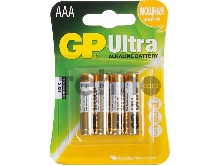 Батарея GP Ultra Alkaline 24AU LR03 AAA (4шт)   
