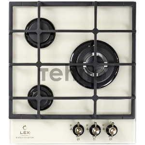 Газовая варочная поверхность Lex GVG 4533C IV LIGHT слоновая кость