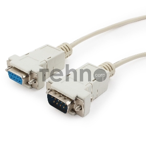 Кабель удлинитель COM порта Gembird/Cablexpert, 9M/9F, 1.8м, пакет CC-133-6