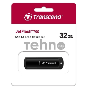 Флеш Диск Transcend 32Gb Jetflash 700 TS32GJF700 USB3.0 черный