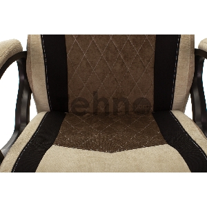 Кресло игровое Бюрократ VIKING 6 KNIGHT BR FABRIC коричневый крестовина металл/пластик