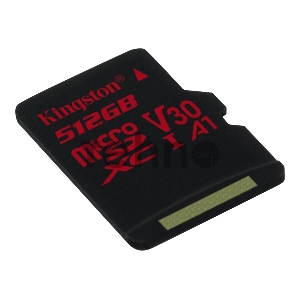 Флеш карта microSDHC 512GB microSDXC Class10 Kingston <SDCS2/512GBSP> UHS-I Canvas Select up to 100MB/s без адапт