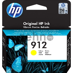 Картридж струйный HP 912 3YL79AE желтый (315стр.) для HP DJ IA OfficeJet 801x/802x