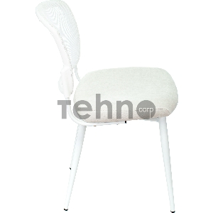 Стул для кухни Бюрократ KF-8W белый металл белый на ножках (KF-8W/WHITE)