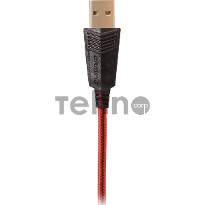 Игровые наушники с микрофоном SVEN AP-U988MV, черный-красный (USB, LED, 7.1) Игровые наушники с микрофоном SVEN AP-U988MV, черный-красный (USB, LED, 7.1)