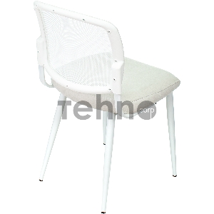 Стул для кухни Бюрократ KF-8W белый металл белый на ножках (KF-8W/WHITE)