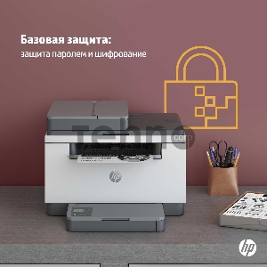 МФУ лазерный HP LaserJet M236sdn (A4, принтер/сканер/копир, 600dpi, 29ppm, 64Mb, ADF40, Duplex, Lan, USB) (9YG08A)