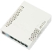 Сетевой коммутатор  MikroTik RB260GS RouterBOARD 260GS 5-port Gigabit smart switch with SFP cage, SwOS, plastic case, PSU, фото 1