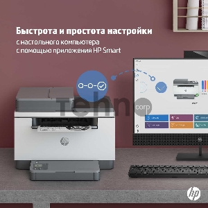 МФУ лазерный HP LaserJet M236sdn (A4, принтер/сканер/копир, 600dpi, 29ppm, 64Mb, ADF40, Duplex, Lan, USB) (9YG08A)