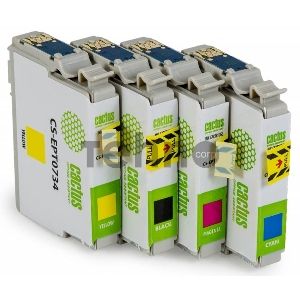 Картридж струйный Cactus CS-EPT0735 многоцветный для Epson Stylus С79/C110/СХ3900 Комплект цветных к