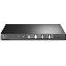 Коммутатор TP-Link 24-port Gigabit Managed PoE switch with 4 10G SFP+ ports, support 802.3af/at PoE, 1 console port, 19-inch rack mount, support L2/L2+ features., фото 3