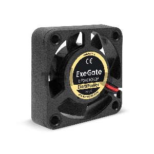 Вентилятор 12В DC ExeGate ExtraPower EP04010S2P (40x40x10 мм, Sleeve bearing (подшипник скольжения), 2pin, 7500RPM, 36dBA)