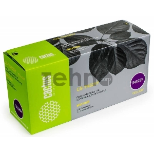 Тонер Картридж Cactus CS-TN325Y желтый для Brother DCP 9055/9270; HL 4140/4150/4570  (3500стр.)