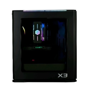 Корпус ZALMAN X3, ATX, BLACK, WINDOW, 2x3.5, 2x2.5, 2xUSB2.0, 2xUSB3.0, FRONT 3x120mm RGB, REAR 1x120mm RGB