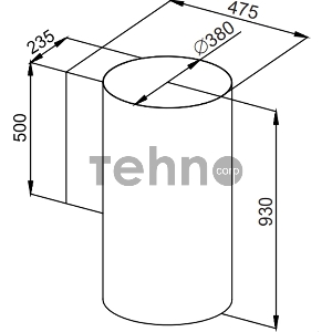Кухонная вытяжка MAUNFELD Lee Wall (sensor) 39 черный