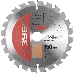Круг пильный твердосплавный ЗУБР 36912-150-20-24  МАСТЕР оптимальный рез по дереву 150x20 24T, фото 1