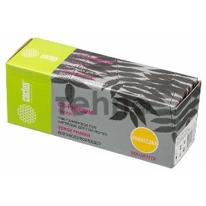 Тонер Картридж Cactus CS-PH6022M 106R02761 пурпурный для Xerox Phaser 6020/6022/WC6025/6027 (1000стр.)