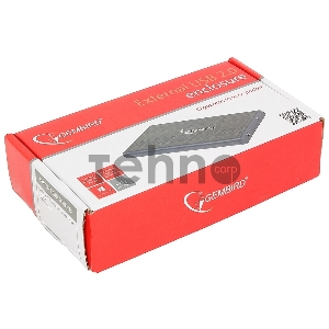 Внешний корпус для HDD Gembird EE2-U2S-5 2.5  EE2-U2S-5, черный, USB 2.0, SATA