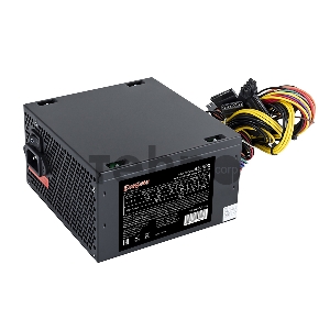 Блок питания 550W ExeGate 550NPX, ATX, PC, black,12cm fan, 24p+4p, 6/8p PCI-E, 3*SATA, 2*IDE, FDD + кабель 220V в комплекте