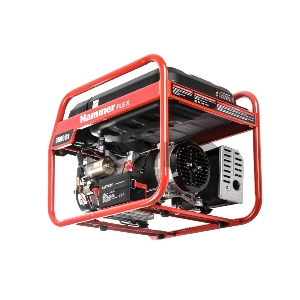 Бензоэлектростанция Hammer Flex GN4000E  электрозапуск 3.5КВт 220В 50Гц бак 20л непр.13ч