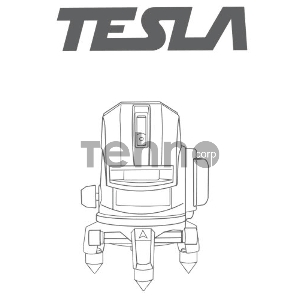 Лазерный уровень TESLA UR30PRO линейный крест 30м ±0,2мм/м зеленый луч