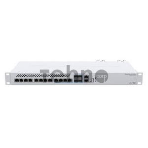 Mikrotik CRS312-4C+8XG-RM Cloud Router Switch 8х 1G/2.5G/5G/10G RJ45,  4х 10G RJ45/SFP+ with RouterOS L5, 1U rackmount enclosure