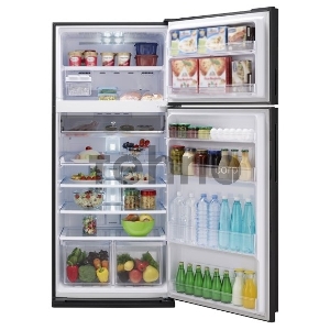 Холодильник Sharp 175 см. No Frost. A+ Черный.