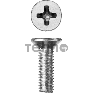 Винт DIN 965, M5 x 16 мм, 5 кг, кл. пр. 4.8, оцинкованный, ЗУБР