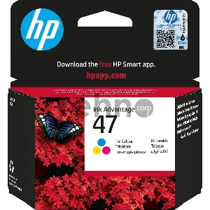 Картридж струйный HP 47 6ZD61AE многоцветный (700стр.) (2мл) для HP DJ IA Ultra 4828