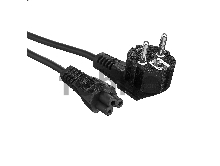 Кабель питания ноутбуков ExeGate Power PC5-3P (Евровилка Schuko->С5) VDE-250V-3*0.5-CU, 6A, 3м
