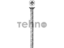 Винт DIN 965, M5 x 60 мм, 5 кг, кл. пр. 4.8, оцинкованный, ЗУБР