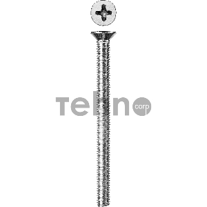 Винт DIN 965, M5 x 60 мм, 5 кг, кл. пр. 4.8, оцинкованный, ЗУБР