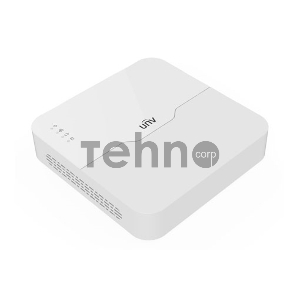 Видеорегистратор IP Uniview NVR301-04LS3-P4 4-х канальный с 4 PoE портами, видеовыходы HDMI/VGA, 1 SATA HDD до 6TB, разрешение записи  и просмотра до 4К