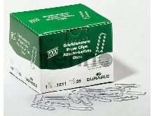 Скрепки Durable 1211-25 цинк оцинкованные домик 32мм (упак.:1000шт) картонная коробка