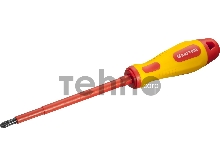 Отвертка KRAFTOOL 250084-3-150  высоковольтная, Cr-Mo-V стержень, PH №3, 150мм